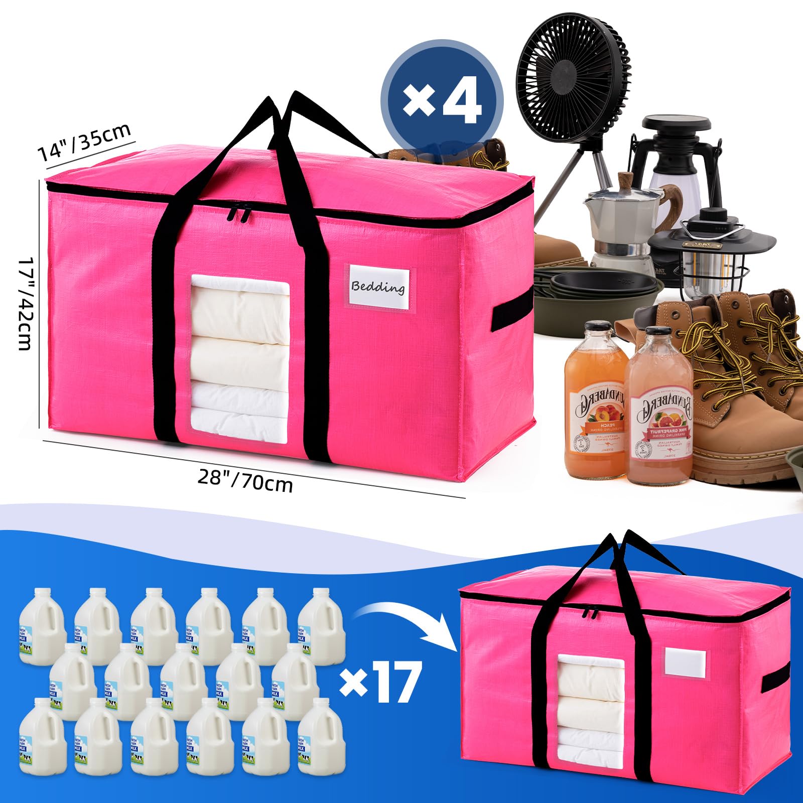 TAILI visible window and label slot keep seasonal items organized