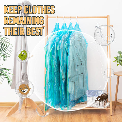 TAILI space-saving closet setup is ideal for seasonal wardrobe organization.