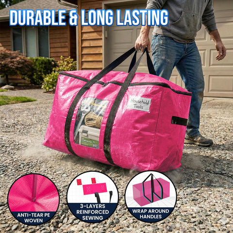 TAILI bag shows wide padded cushion handles that ease lifting