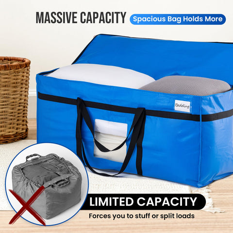 TAILI XXL blue storage bag label card slot streamlines organization.