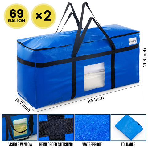 TAILI XXL blue storage bag U-shaped handle system supports safe transport.