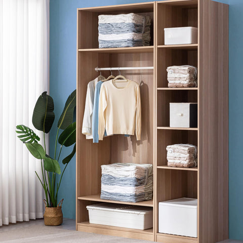 TAILINK closet organization with vacuum bags saves space and time