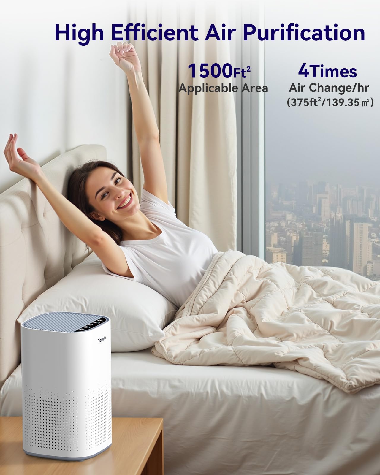 Tailulu activated carbon filter detail emphasizing odor control