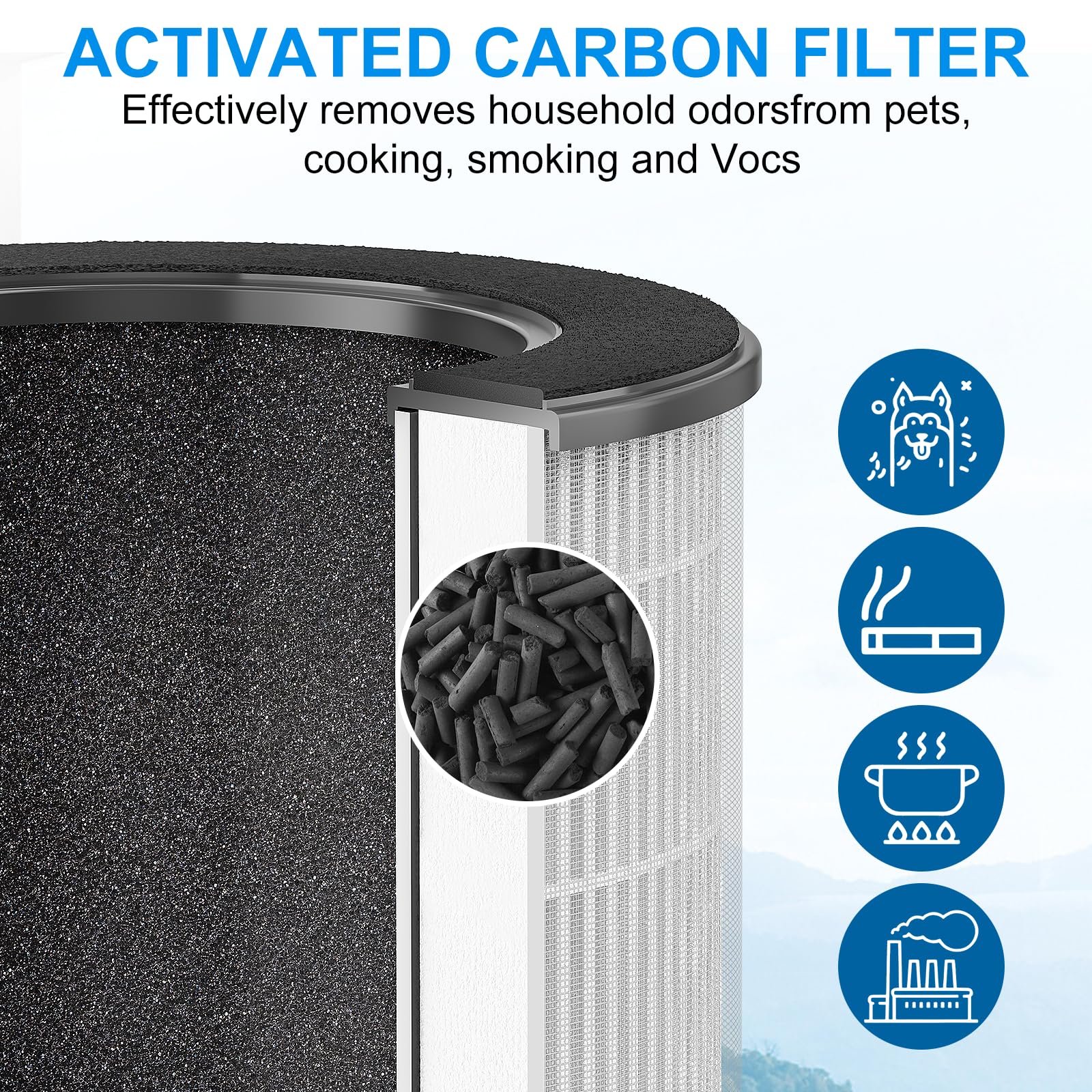 Tailulu D09 genuine replacement maintains peak compatibility and filtration