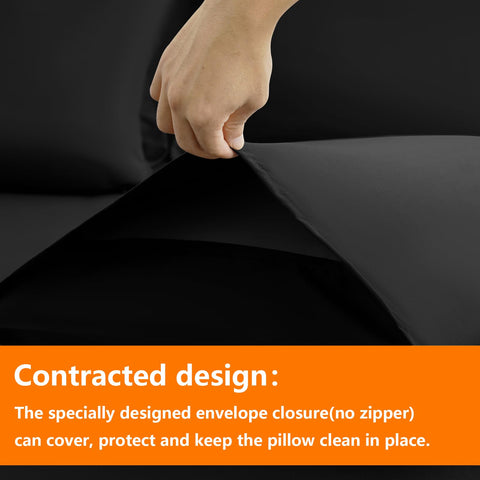 TAIMIT pillow shams paired with the comforter for a coordinated hotel vibe