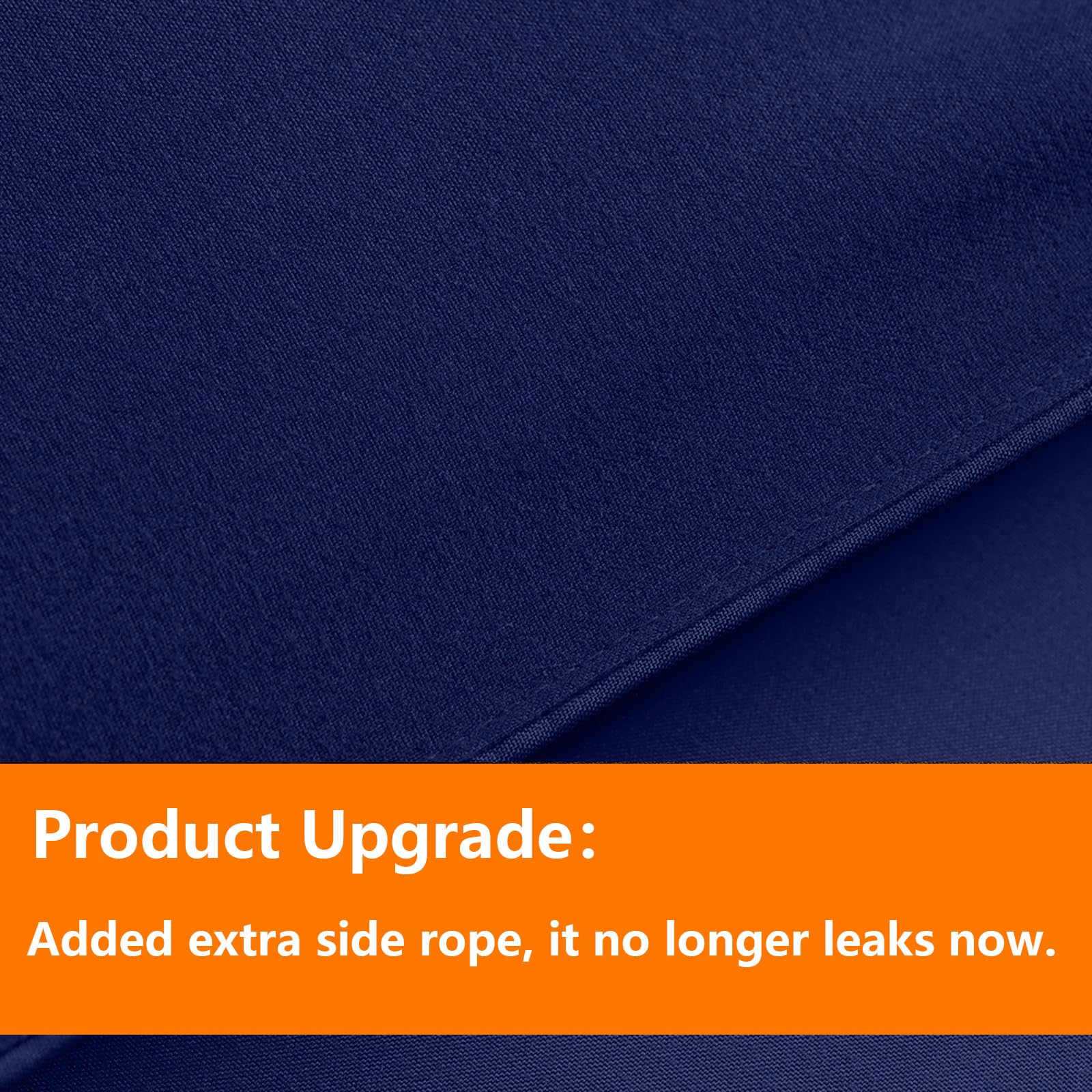 TAIMIT navy twin flat sheet included for quick, easy bed-making