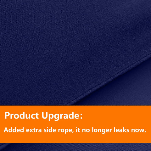 TAIMIT navy twin flat sheet included for quick, easy bed-making