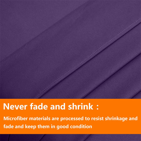 TAIMIT purple cozy bedroom ambience shot conveys inviting, ready-to-sleep setup.