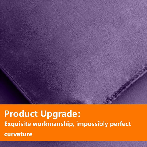 TAIMIT purple reversible comforter detail offers two color options for versatile styling.