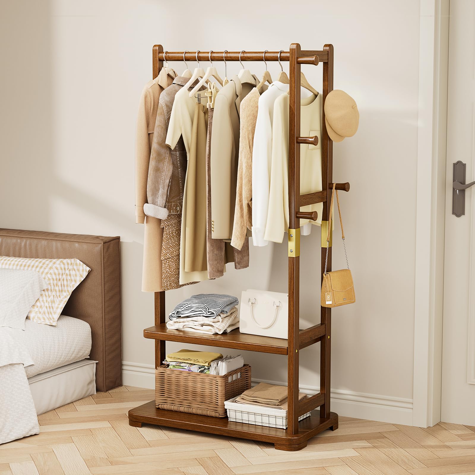 Reinforced joints and solid wood construction for longevity