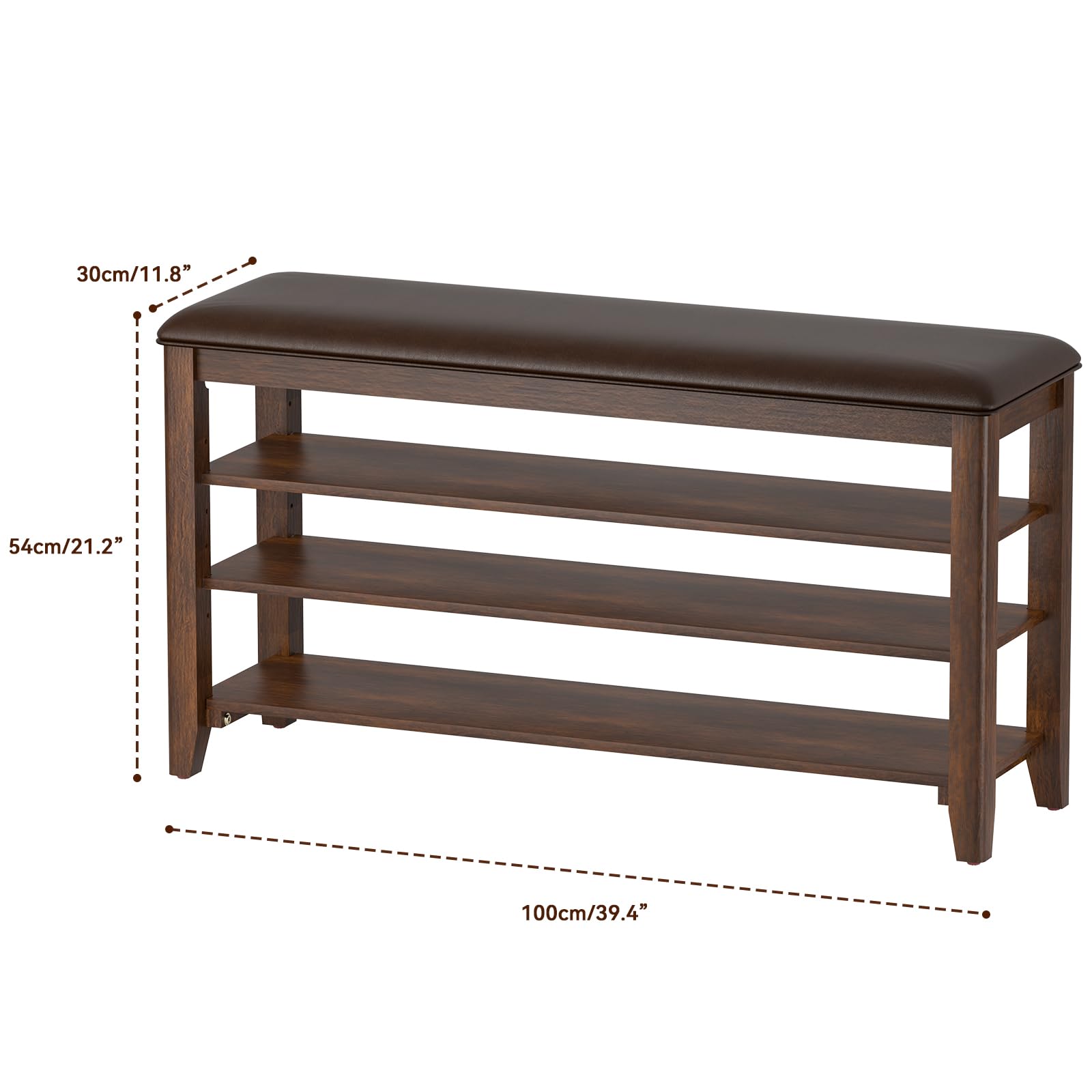 Taitiy versatile entryway organizer bench in mudroom setting.