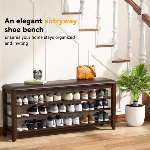 Taitiy narrow entryway design fits small spaces while adding storage.