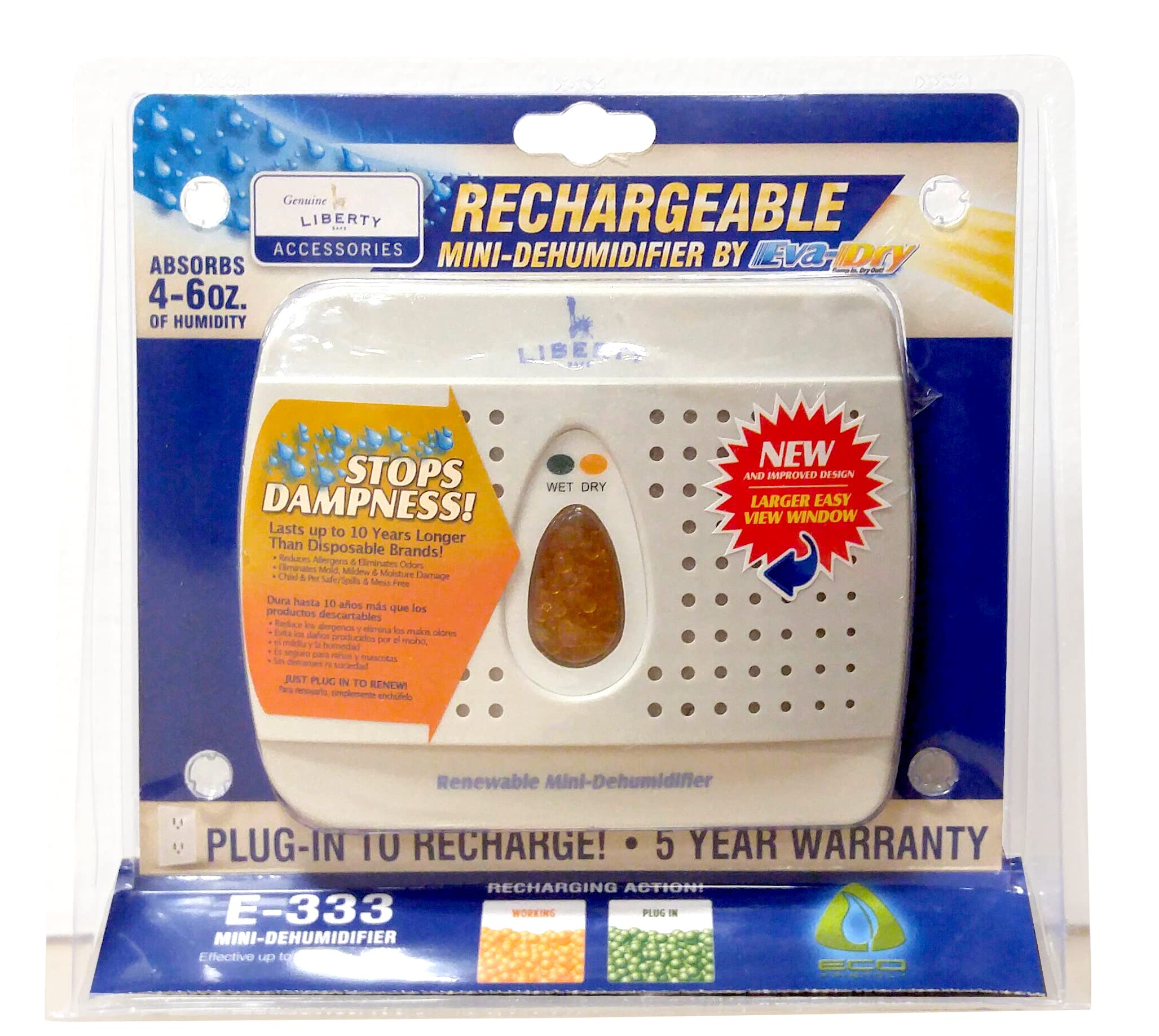Taiwan-made Eva-Dry dehumidifier highlighting quality craftsmanship for secure storage.