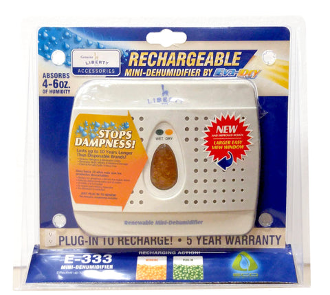 Taiwan-made Eva-Dry dehumidifier highlighting quality craftsmanship for secure storage.