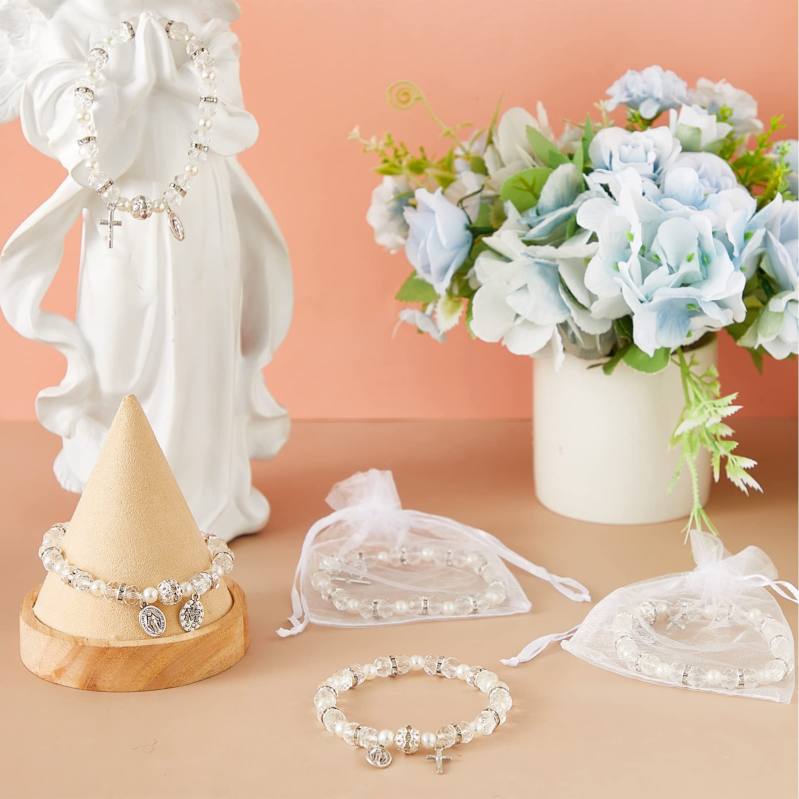 Taiyin bulk rosary bracelets set of 30 for versatile gifting