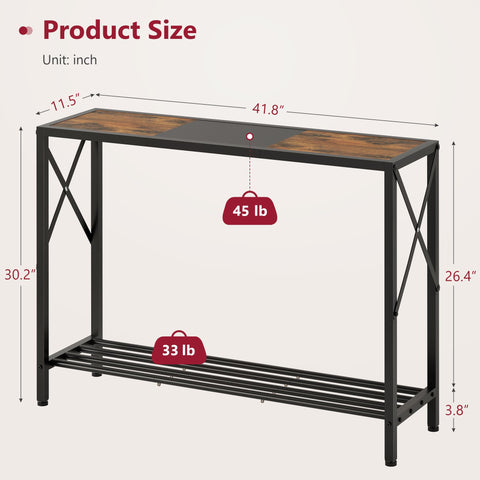 Tajsoon easy-assembly hallway table speeds setup in any space.