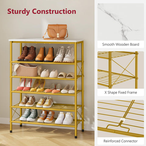 Tajsoon entryway storage in white and gold fits neat hallways.