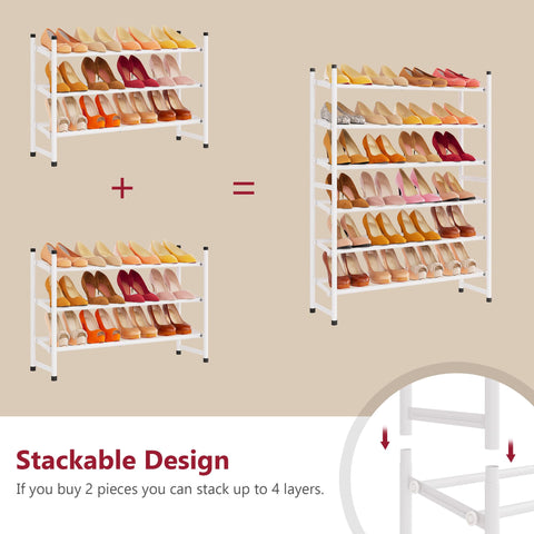 Tajsoon anti-slip feet keep the rack steady on floors