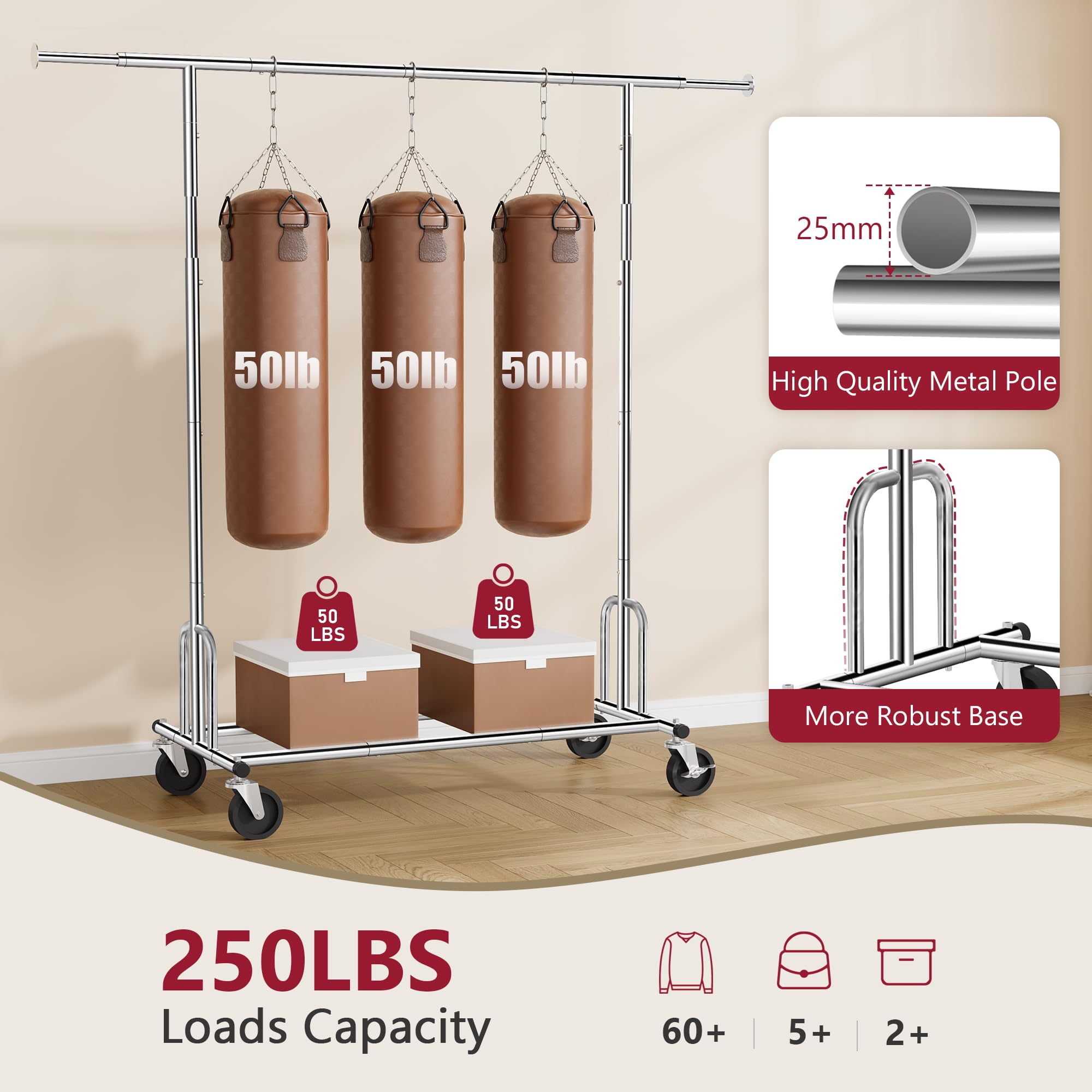 Tajsoon rack brakes secure placement and prevent movement