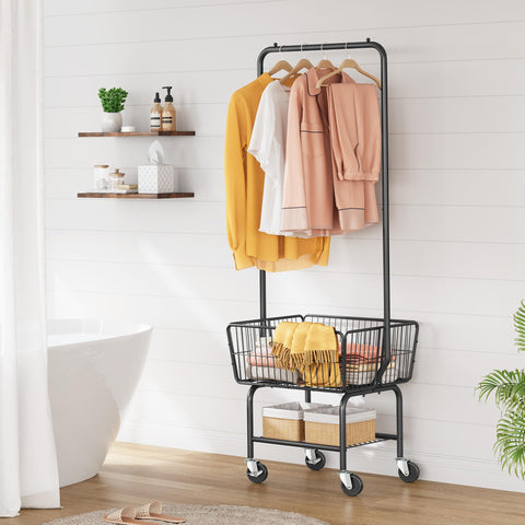 Tajsoon laundry cart easy assembly with clear instructions and included tools.