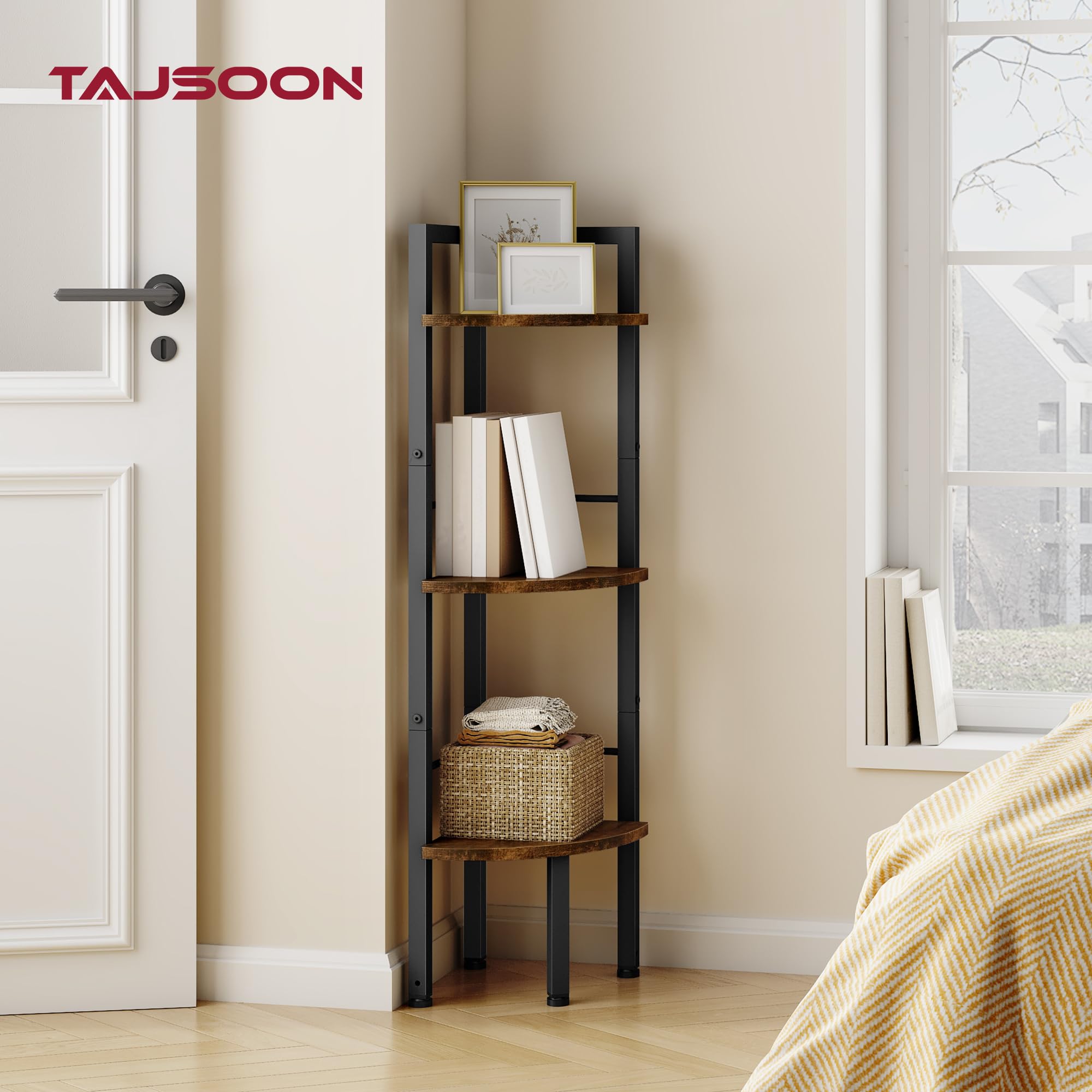 Tajsoon metal frame close-up shows sturdy construction for long-term use.