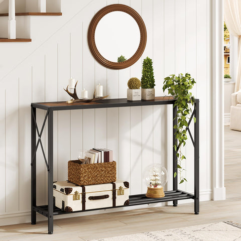 Tajsoon multifunction storage console doubles as decor and display area.