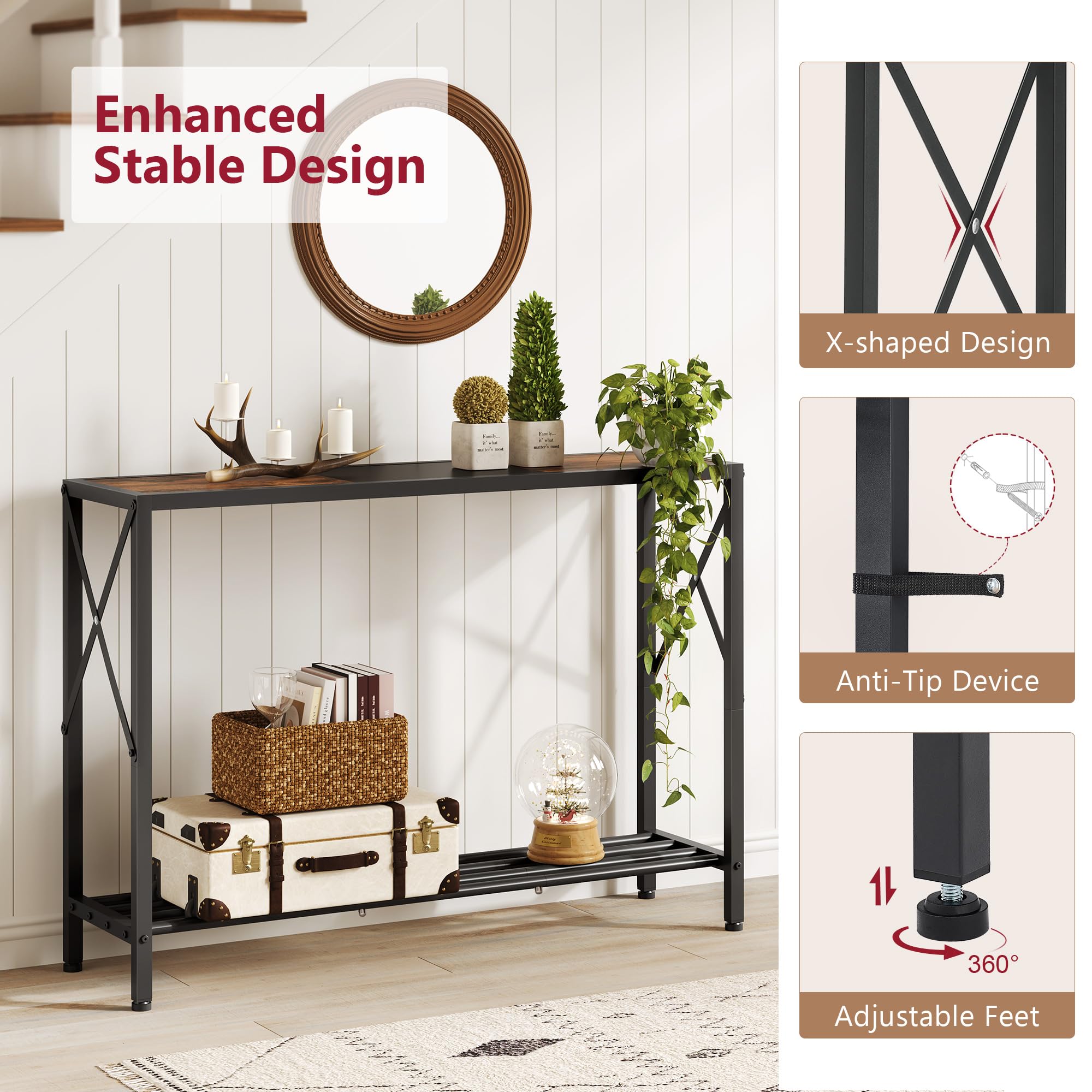 Tajsoon sturdy wood and metal frame designed for lasting daily use.