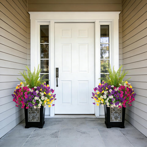 TakeArt Boston fern bundle adds lush greenery to garden spaces.