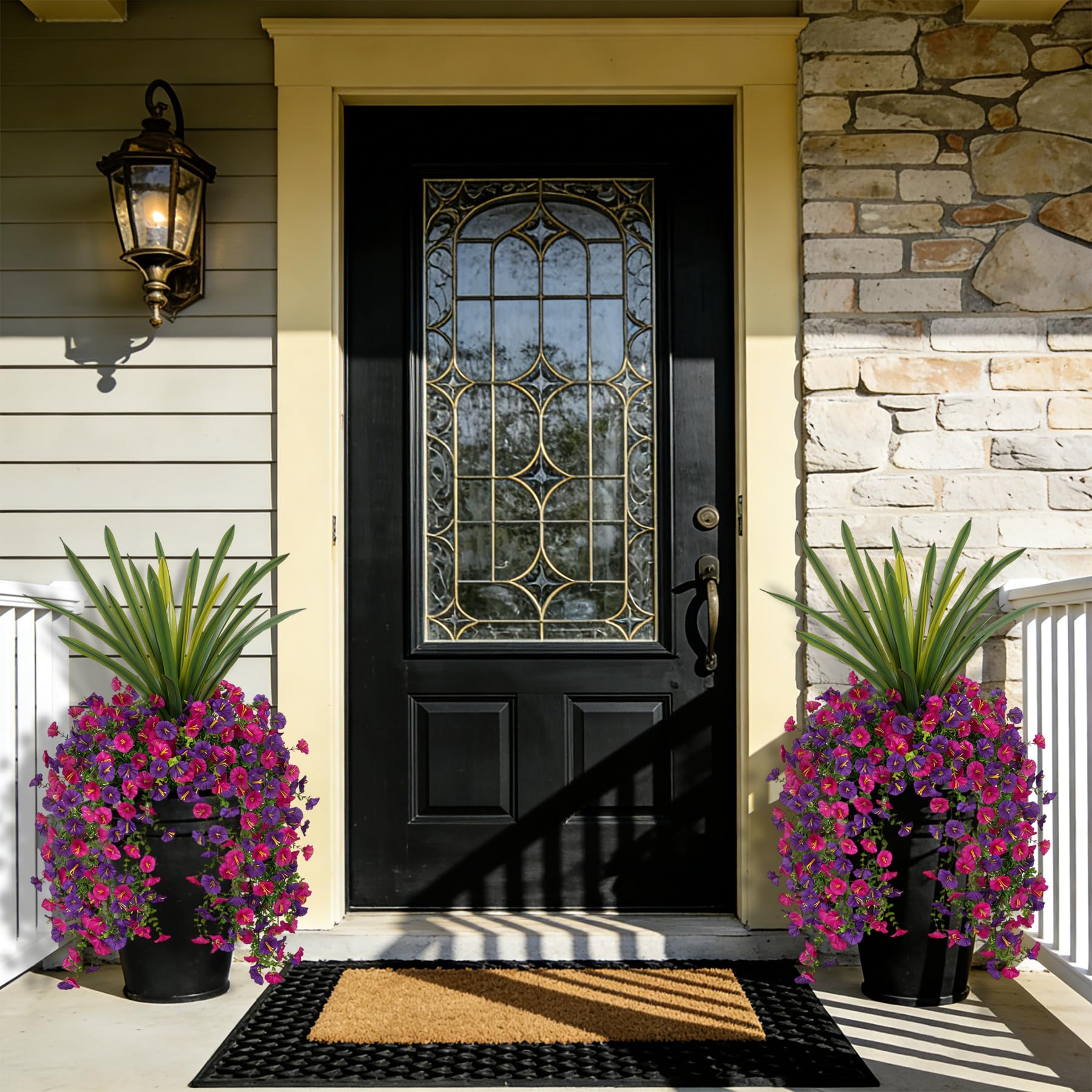 TakeArt indoor vase display with faux flowers offers maintenance-free elegance.