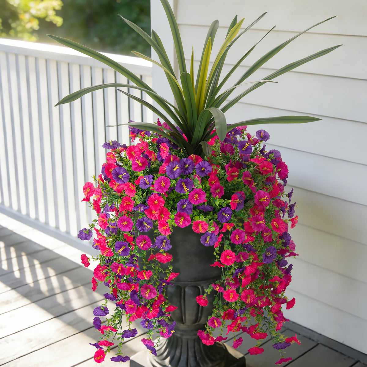 TakeArt morning glory bundles 25.6in add vibrant, maintenance-free color indoors or outdoors