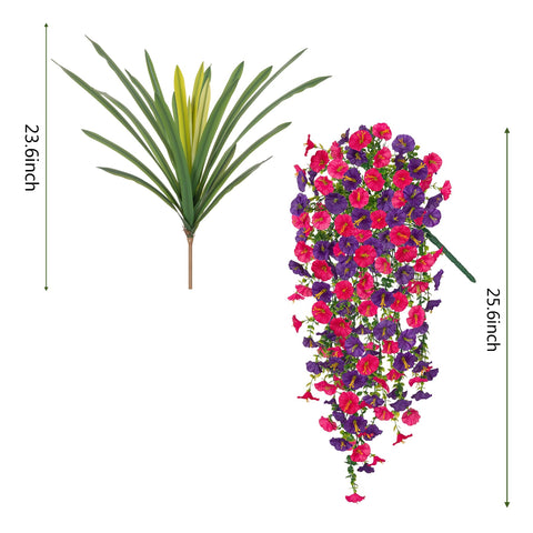 TakeArt orchid leaves outdoor plant adds flexible greenery for porches and planters.