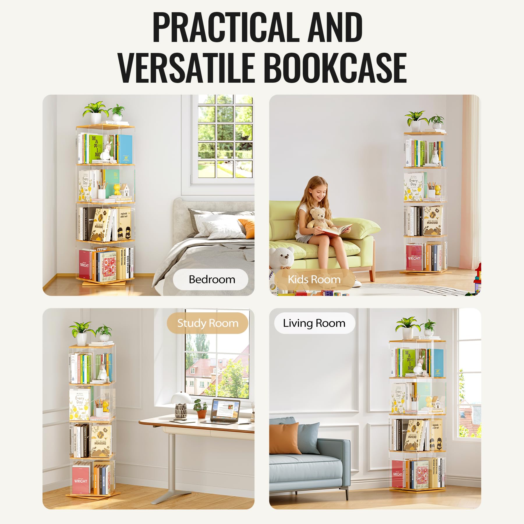 TAKEKIT top display space perfect for decor and lightweight items