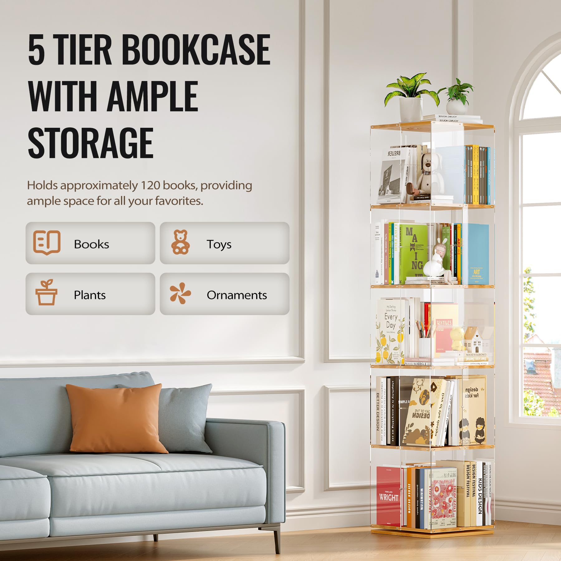 TAKEKIT top display space for decor and accents