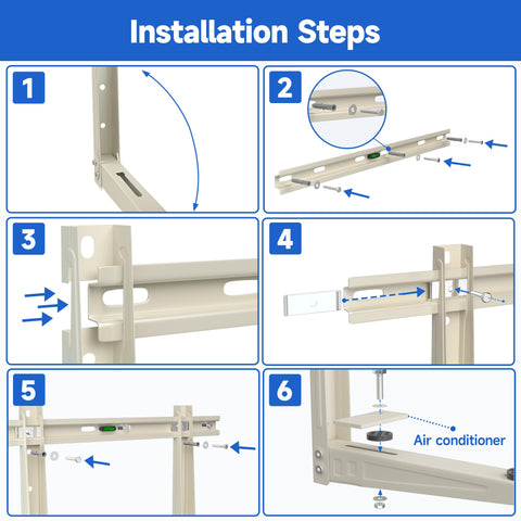 Elevated design keeps outdoor condensers away from dirt and debris.