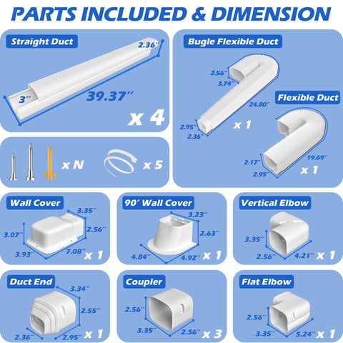TAKTOPEAK line cover corner fit enables smooth bending in tight spaces.