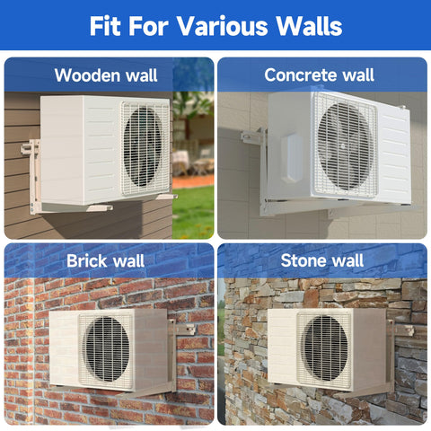 Taktopeak wall mount bracket for 9000–36000 BTU units provides heavy-duty support up to 550 lbs.