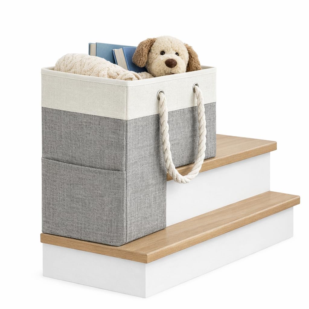 talisleskye stair basket foldable design saves space on busy stairs