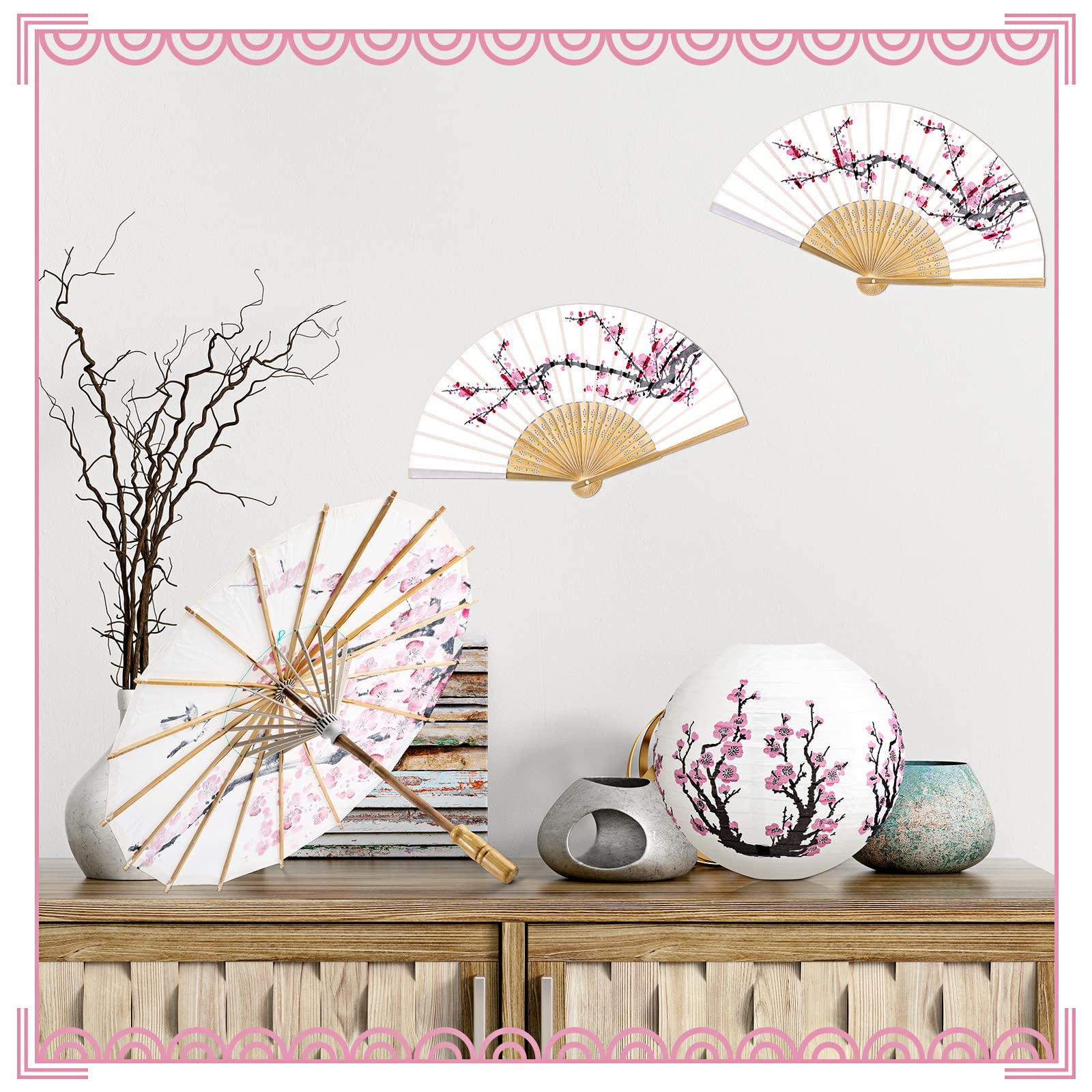 Tallew silk folding fans texture and hand-held elegance