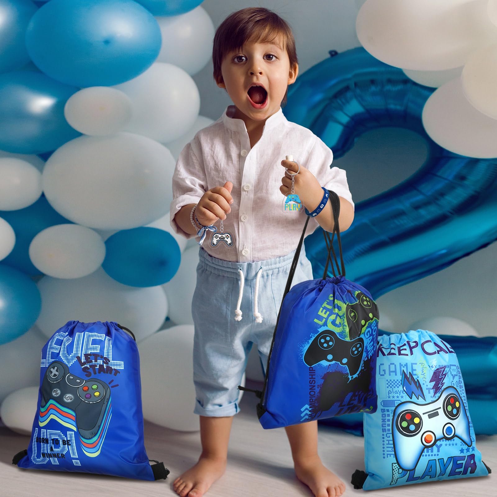 Talltalk video game party favors decor to enhance party vibe