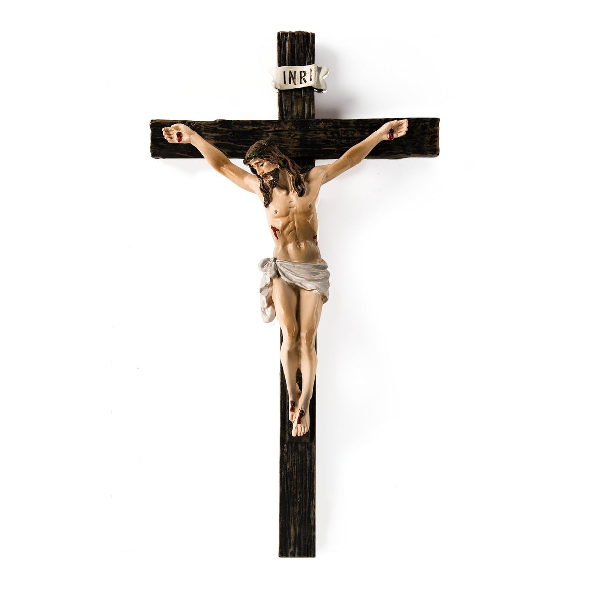 TALPGOD crucifix wall cross 10-inch front view for elegant wall display in living room