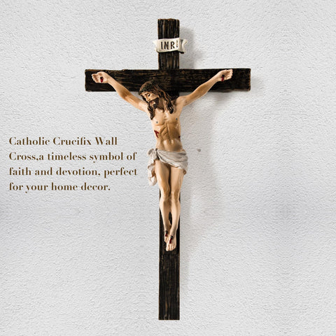 TALPGOD crucifix wall cross 10-inch ideal for living room or office display