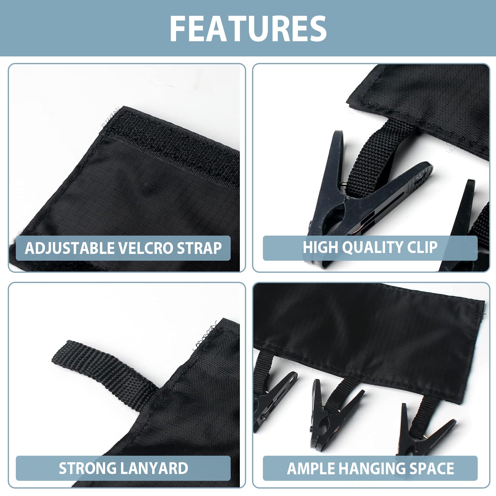 TamBee portable hanger clips drying towels while traveling