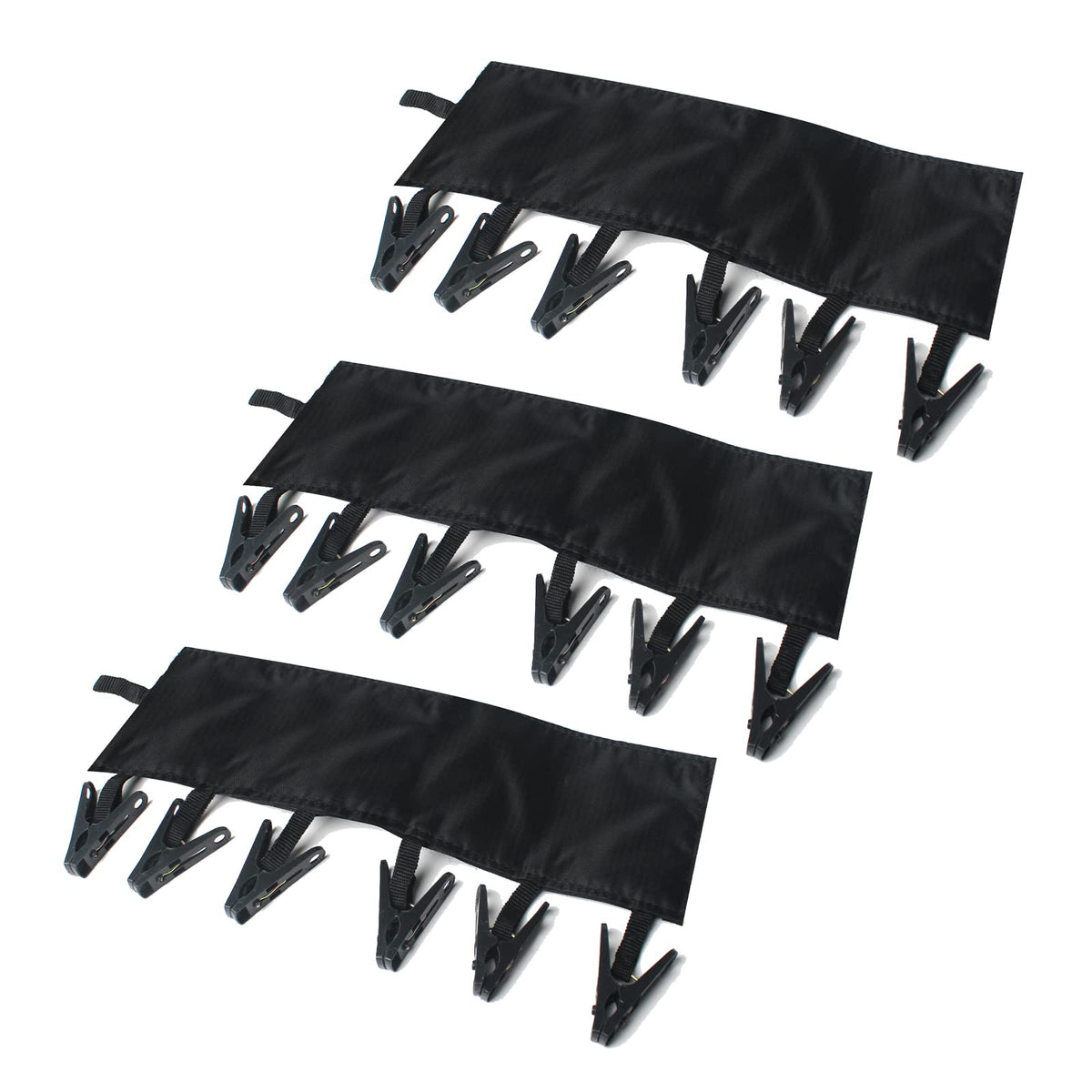 TamBee portable hanger clips shown as travel clothesline for quick drying
