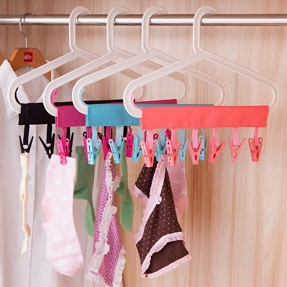 TamBee portable hanger clips suitable for travel, hostel, and hotel use