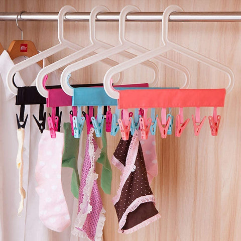 TamBee portable hanger clips suitable for travel, hostel, and hotel use