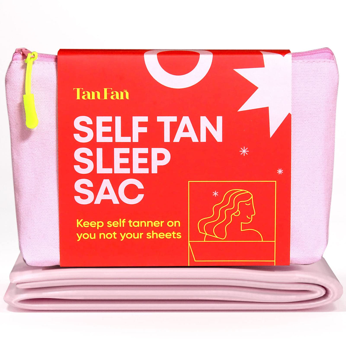 Tan Fan Self Tan Sleep Sac cooling cover protects sheets overnight