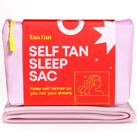 Tan Fan Self Tan Sleep Sac cooling cover protects sheets overnight