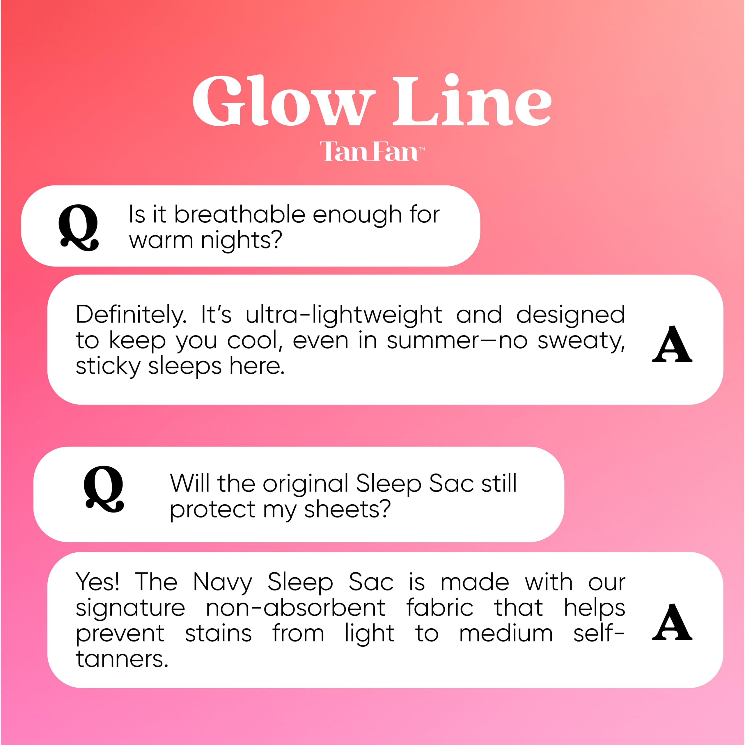 Tan Fan Sleep Sac demonstrates quick-dry performance after washing in poly fabric.