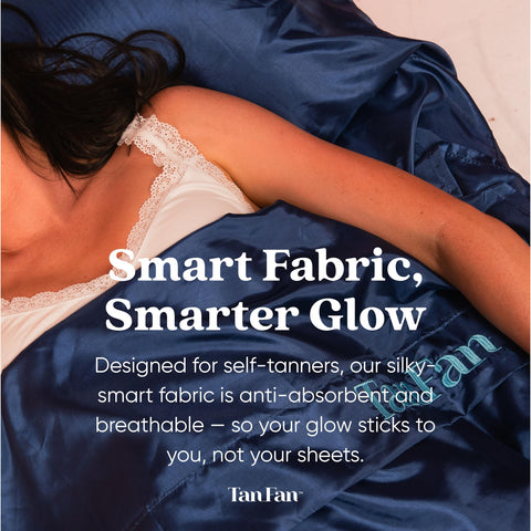 Tan Fan Sleep Sac is roomy at 90.5 by 47.2 inches for spacious sleeping.