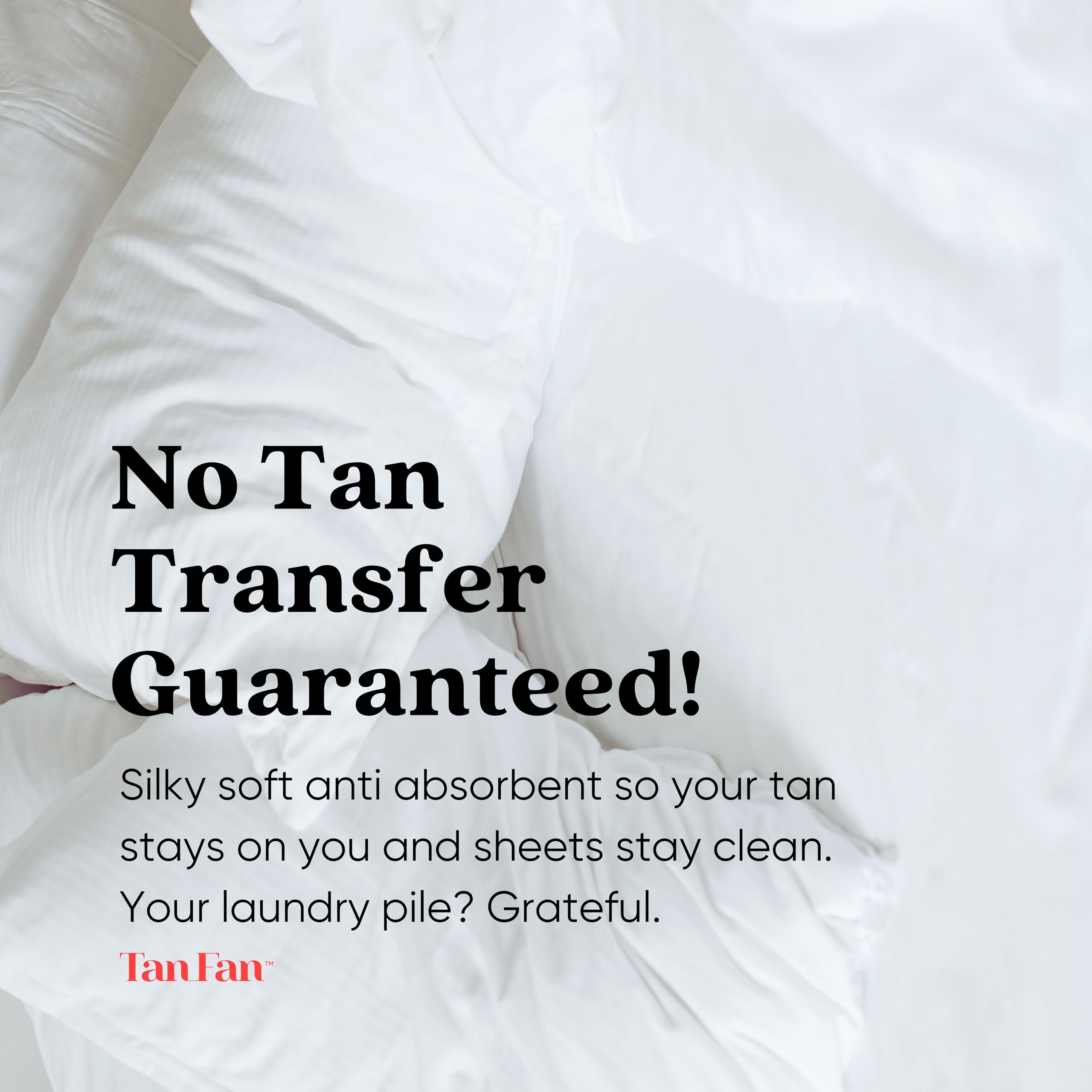Tan Fan Sleep Sac fabric highlights anti-absorbent weave that helps keep tan on you.